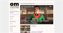 Desktop Screenshot of omspecialmedia.se