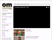 Tablet Screenshot of omspecialmedia.se